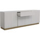 Greco 86.75 X 17.75 inch Gauntlet Grey Sideboard